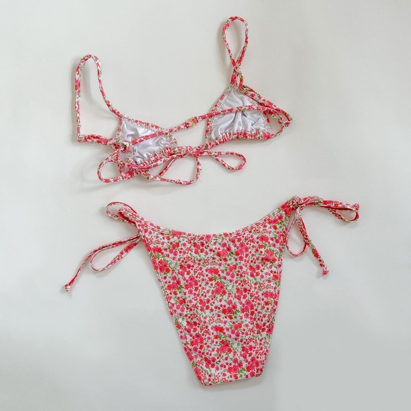 Heavy Manners Floral Pink Bikini - Picture 2 of 4